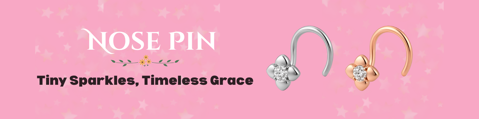 Sterling Silver Nose Pins