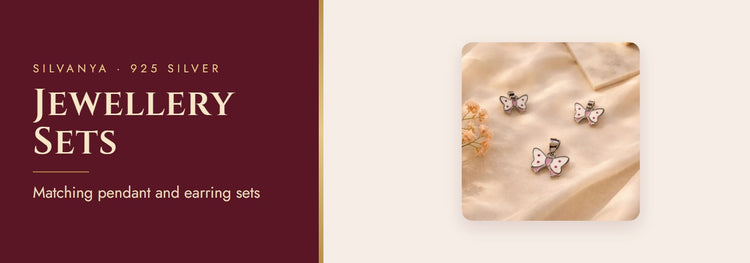 Jewellery Sets – Matching pendant and earring sets | Silvanya 925 silver