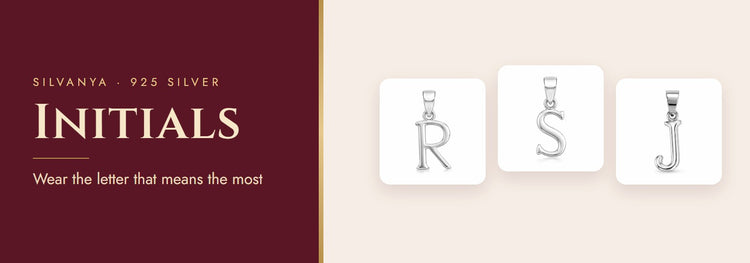 Initials – Wear the letter that means the most | Silvanya 925 silver