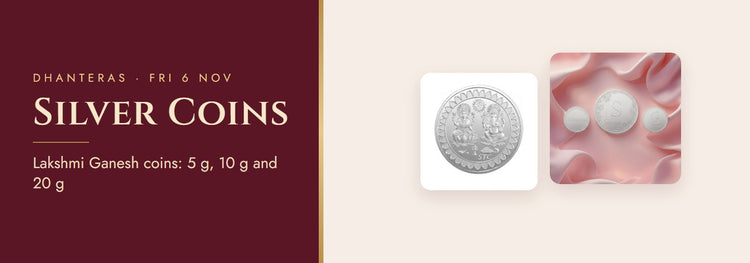 Silver Coins – Lakshmi Ganesh coins: 5 g, 10 g and 20 g | Silvanya 925 silver
