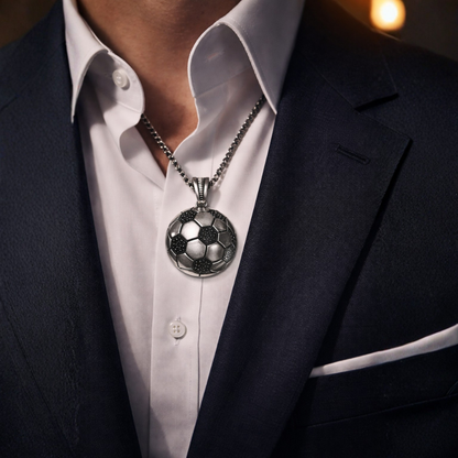 GoalSphere Football Pendant by Silvanya