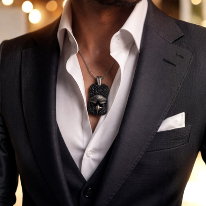 Black Eagle Valor Pendant by Silvanya