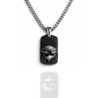 Black Eagle Valor Pendant by Silvanya