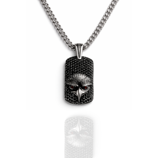 Black Eagle Valor Pendant by Silvanya