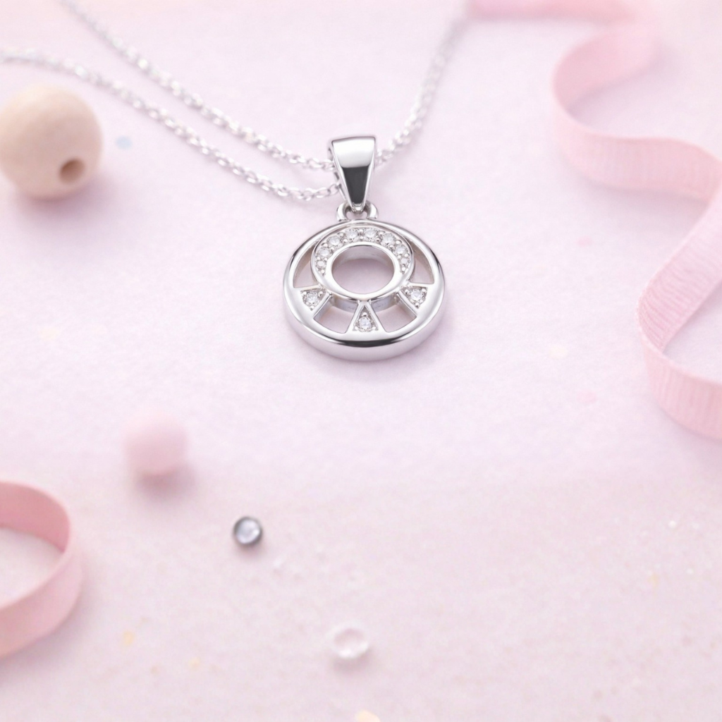 Eternis Aura Pendant by Silvanya for female