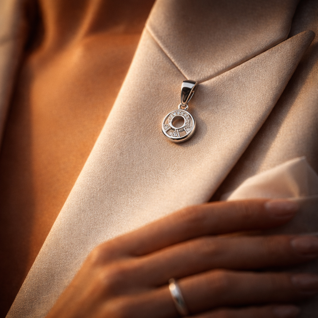 Eternis Aura Pendant by Silvanya for female