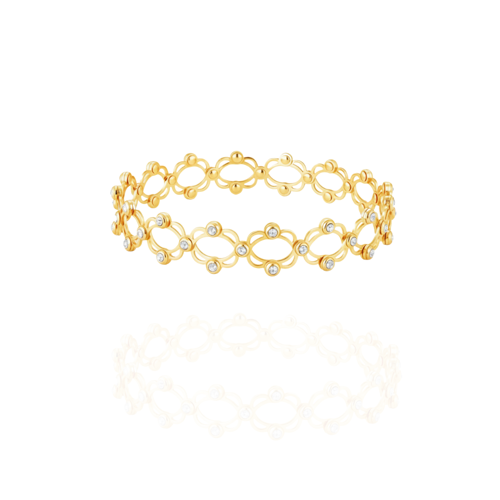 Convertible Gold-Plated Ring to Bangle – 2-in-1 Designer Jewelry