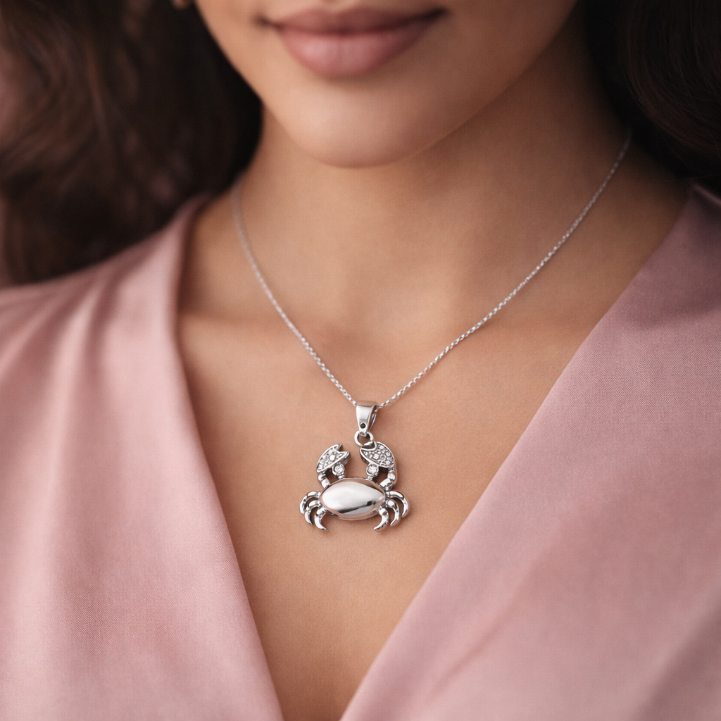 Celestial Crab Pendant by Silvanya
