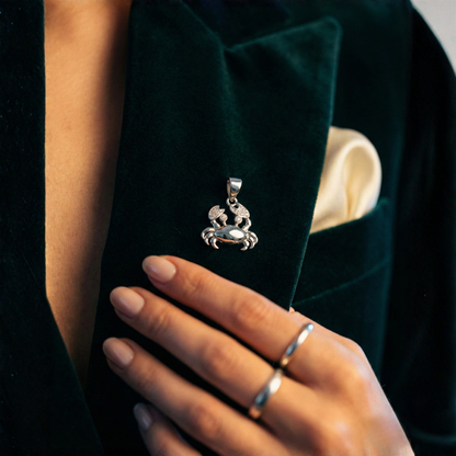 Celestial Crab Pendant by Silvanya