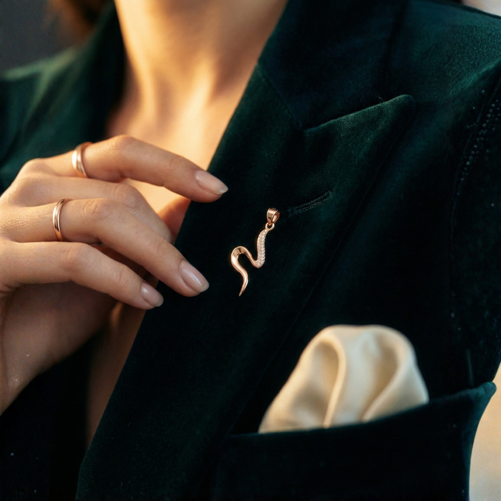 Serpentina Grace Pendant by Silvanya