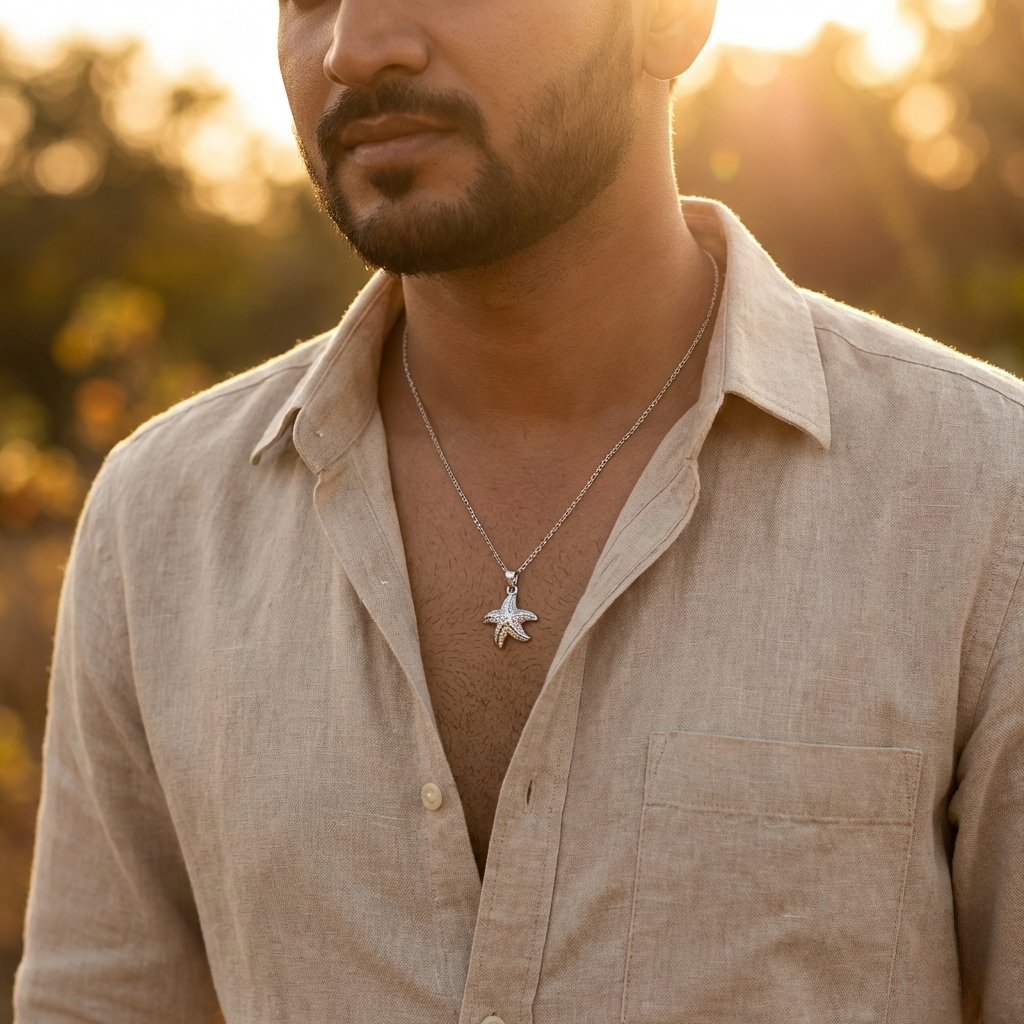 Starfish Strength Pendant by Silvanya