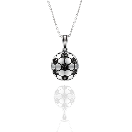 GoalSphere Football Pendant by Silvanya