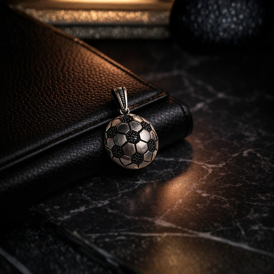 GoalSphere Football Pendant by Silvanya