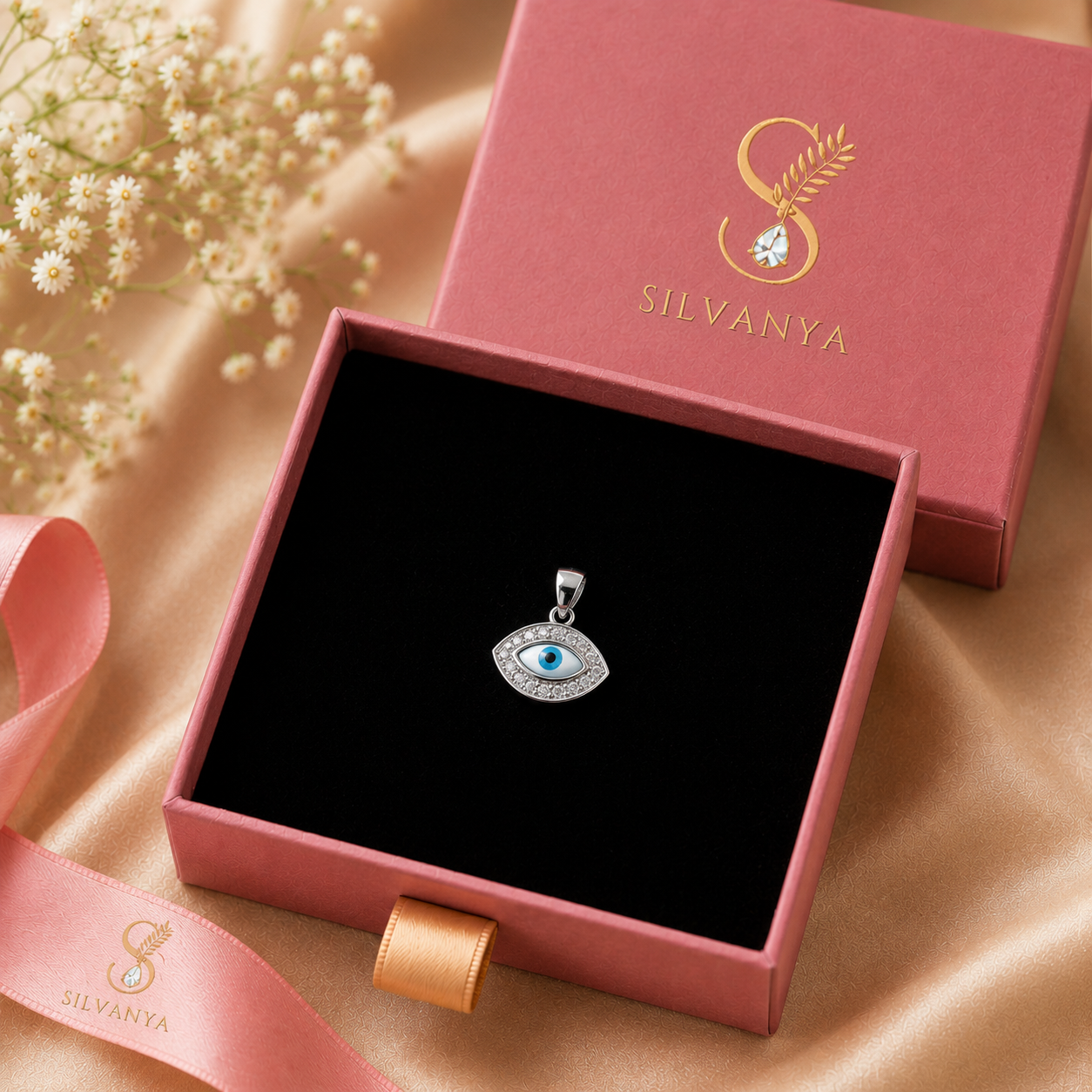 Azure Evil Eye Pendant