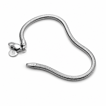 Silvanya Classic Snake Chain Sterling Silver Bracelet