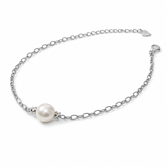 Silvanya Classic Pearl Sterling Silver Bracelet