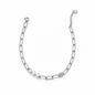 Silvanya Pearl & Crystal Link Sterling Silver Bracelet