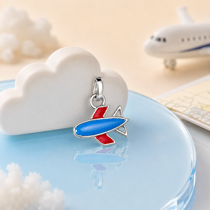 Sky Explorer Airplane Charm