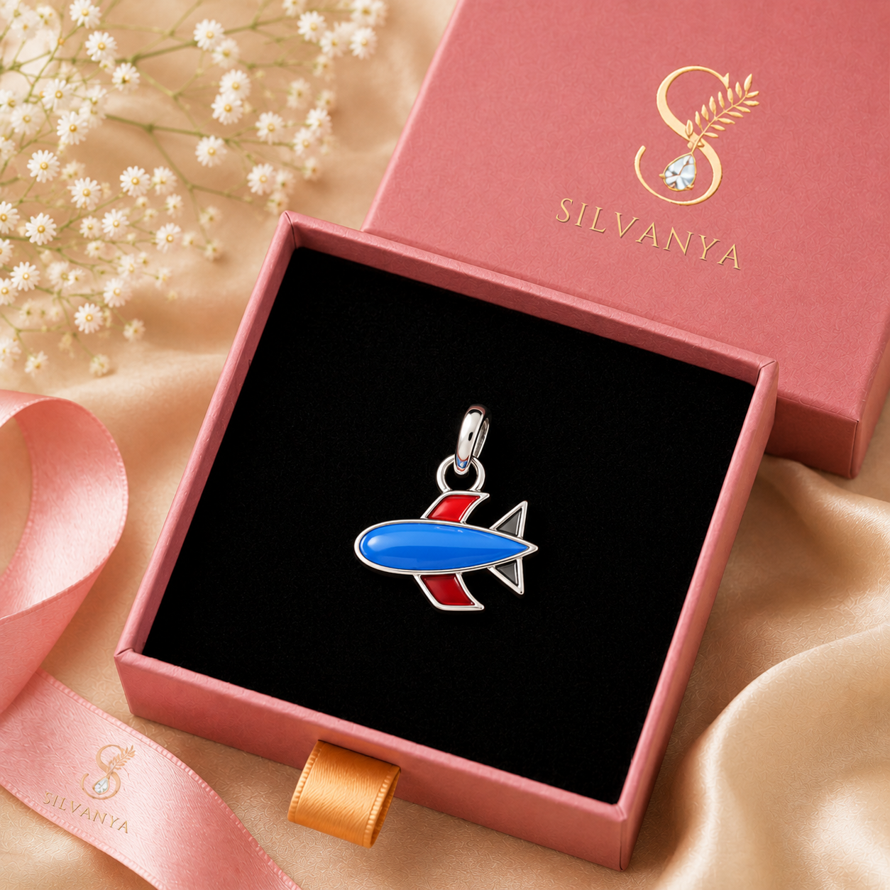 Sky Explorer Airplane Charm