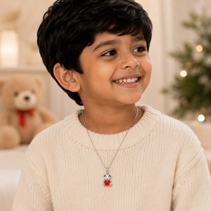 Ruby Teddy Charm
