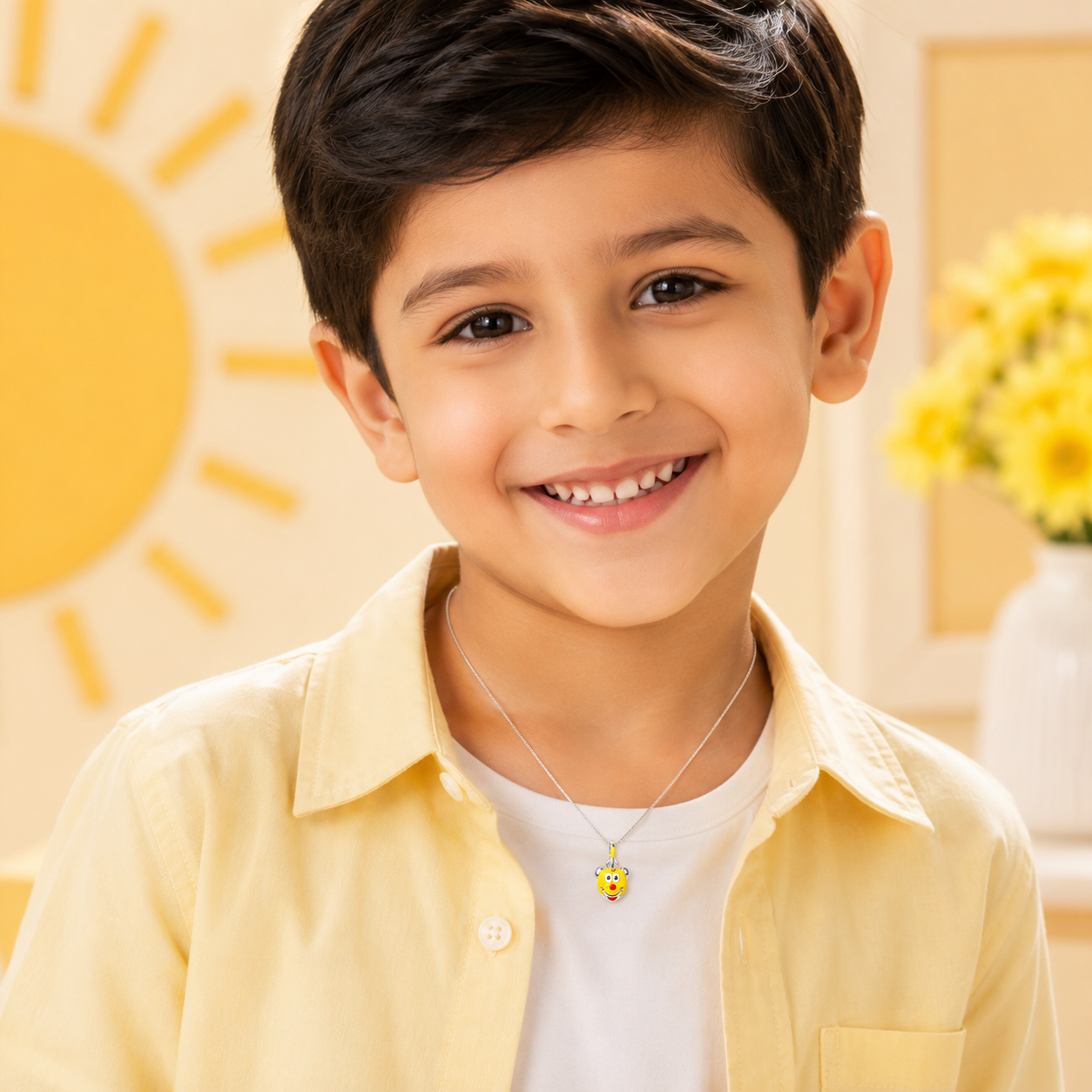 Sunny Smiles Mouse Charm