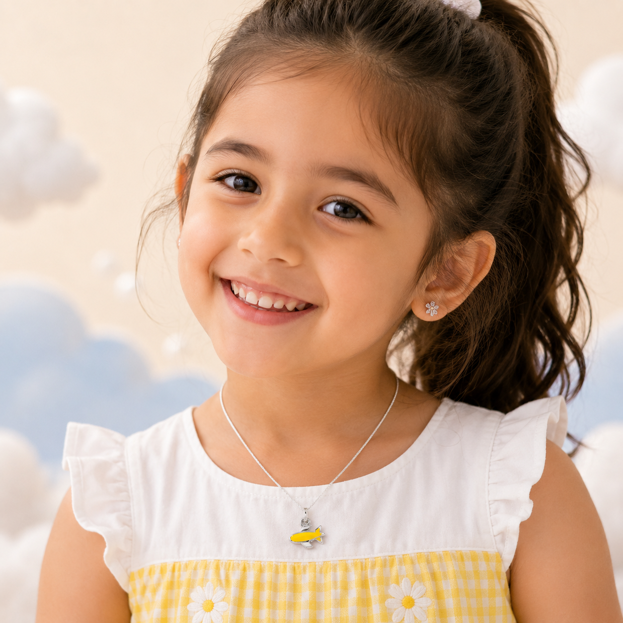 Sunny Flyer Airplane Charm