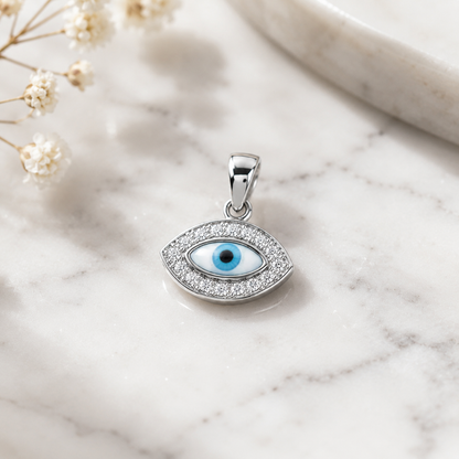 Azure Evil Eye Pendant