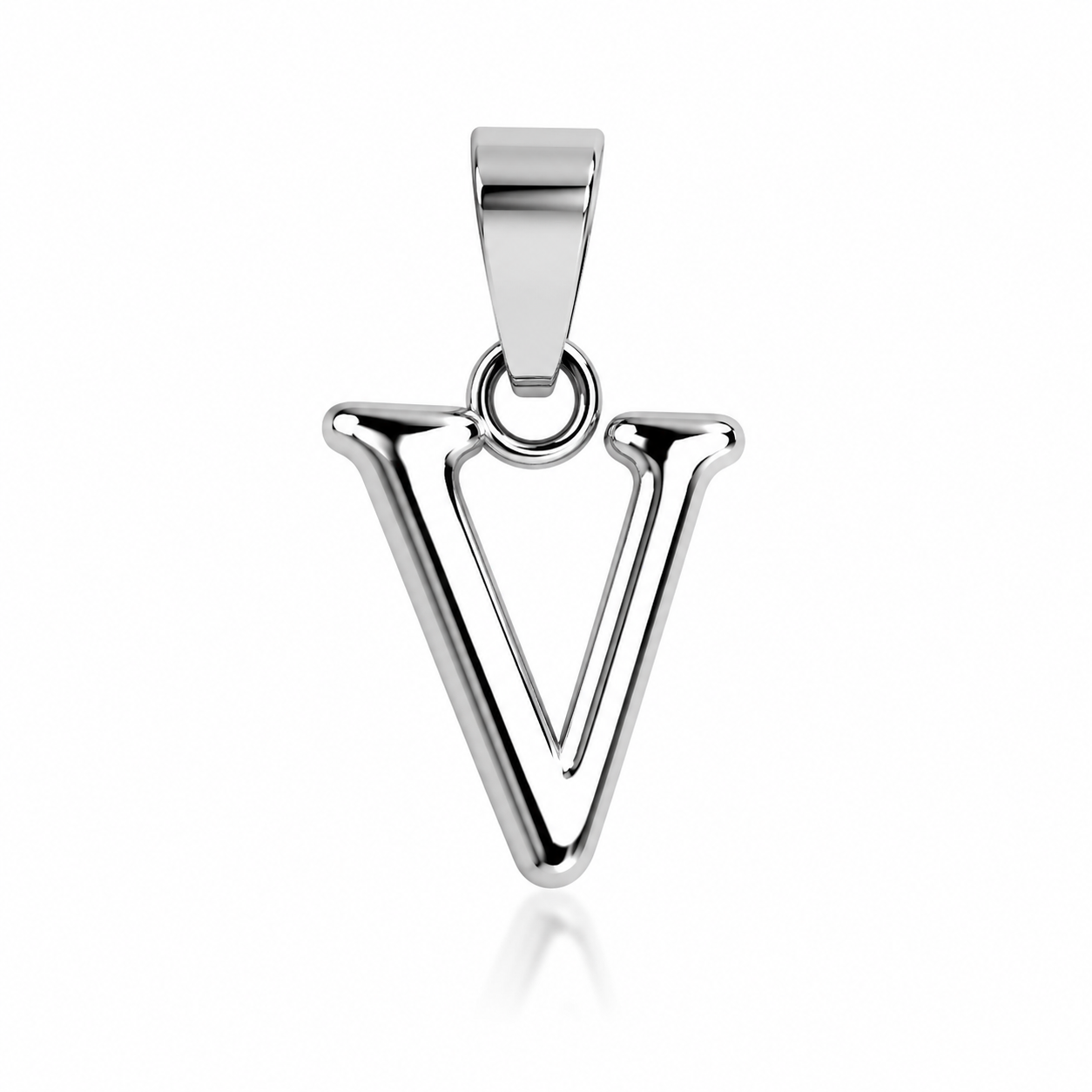 Astra V Sterling Silver Pendant