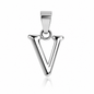 Astra V Sterling Silver Pendant