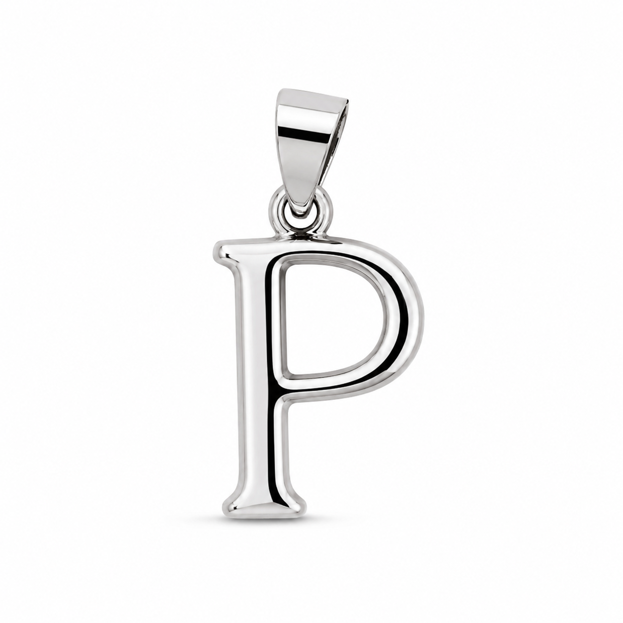 Astra P Sterling Silver Pendant