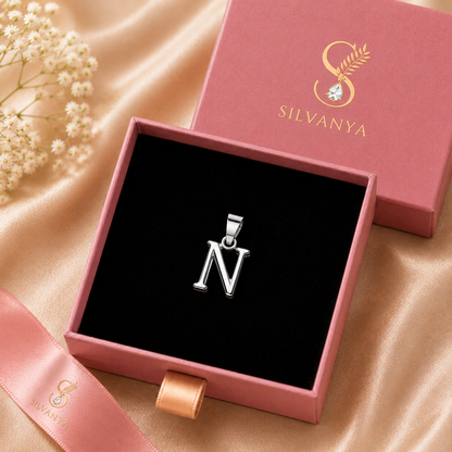 Astra N Sterling Silver Pendant
