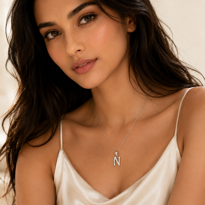 Astra N Sterling Silver Pendant