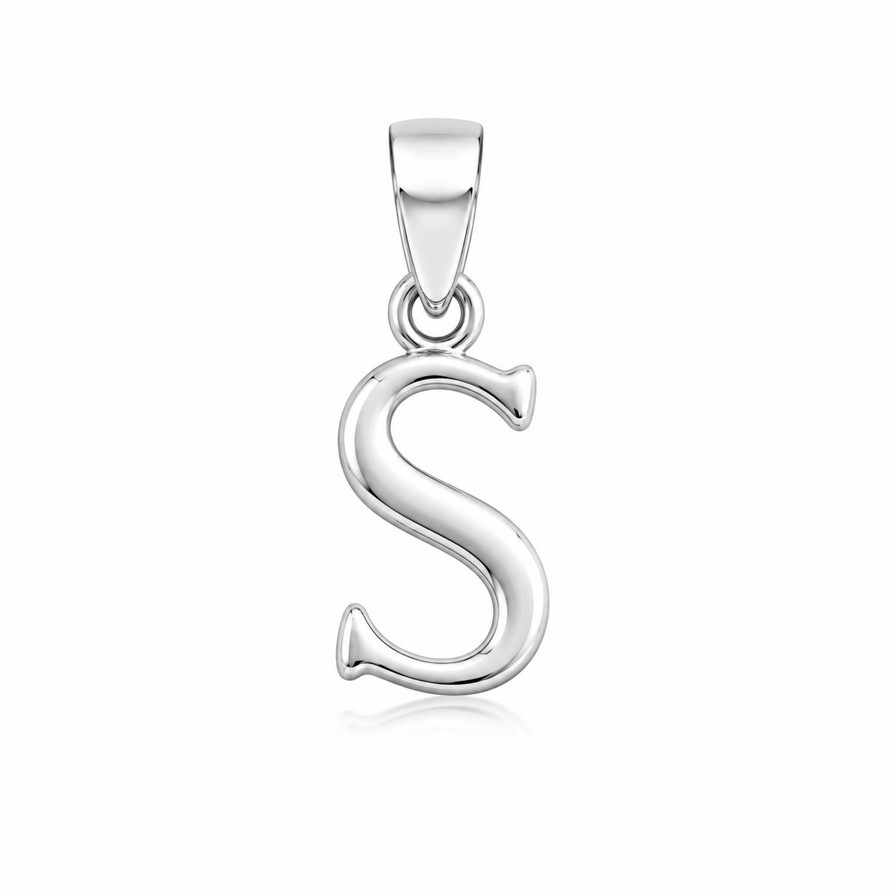 Astra S Sterling Silver Pendant