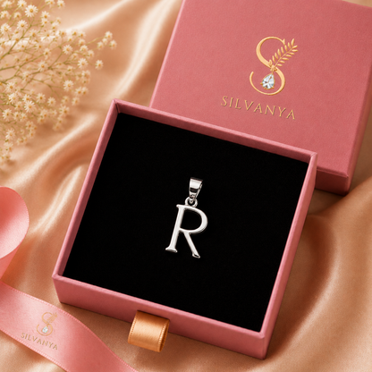 Astra R Sterling Silver Pendant
