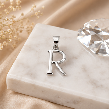 Astra R Sterling Silver Pendant
