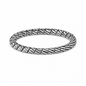Silvanya Aurora Twist Sterling Silver Stretch Ring